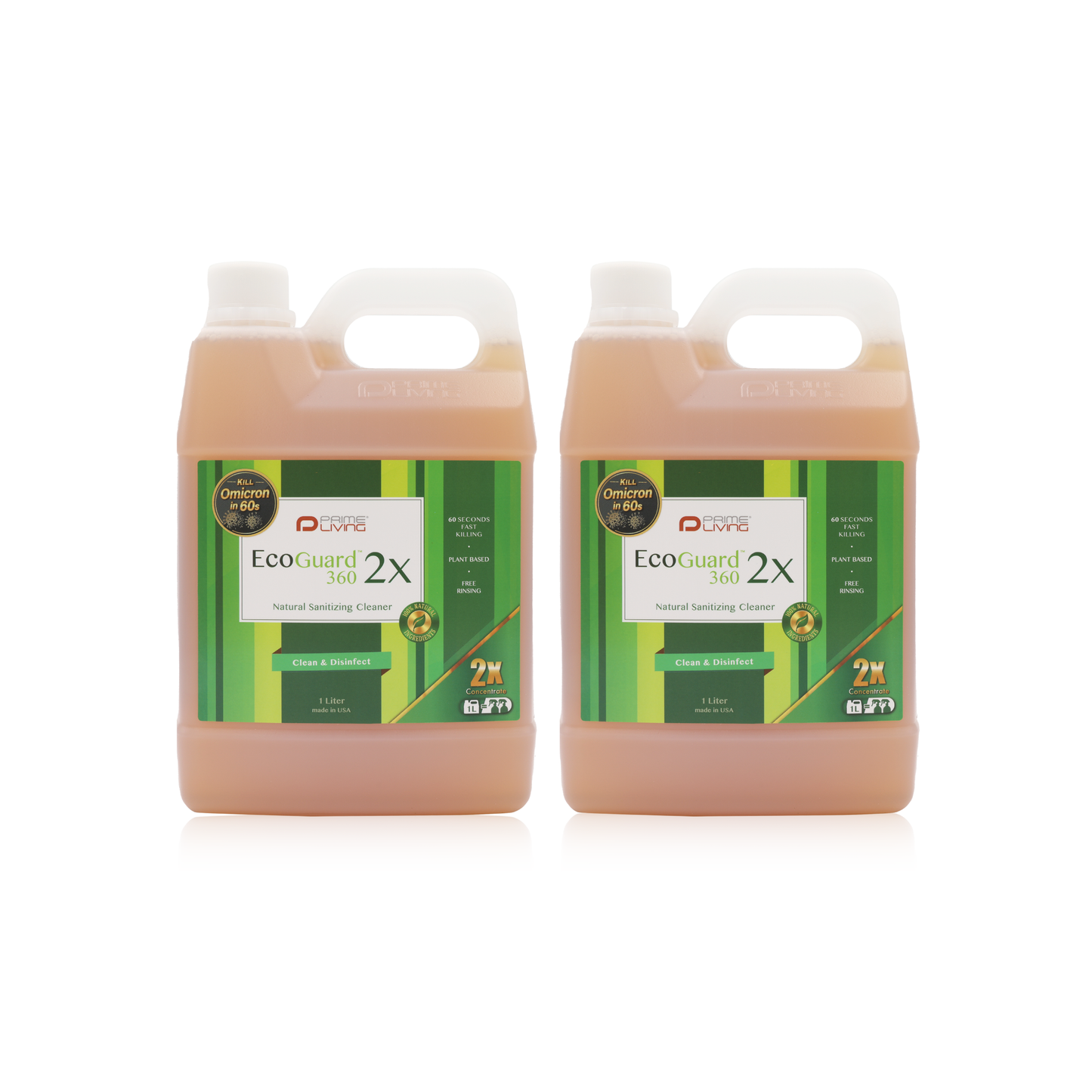 EcoGuard 360™ 2x Concentrate Natural Sanitizing Cleaner